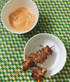 nướng xiên que
