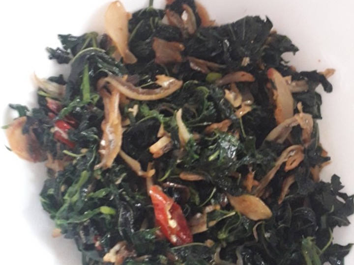 Resep Tumis daun pepaya teri Anti Gagal