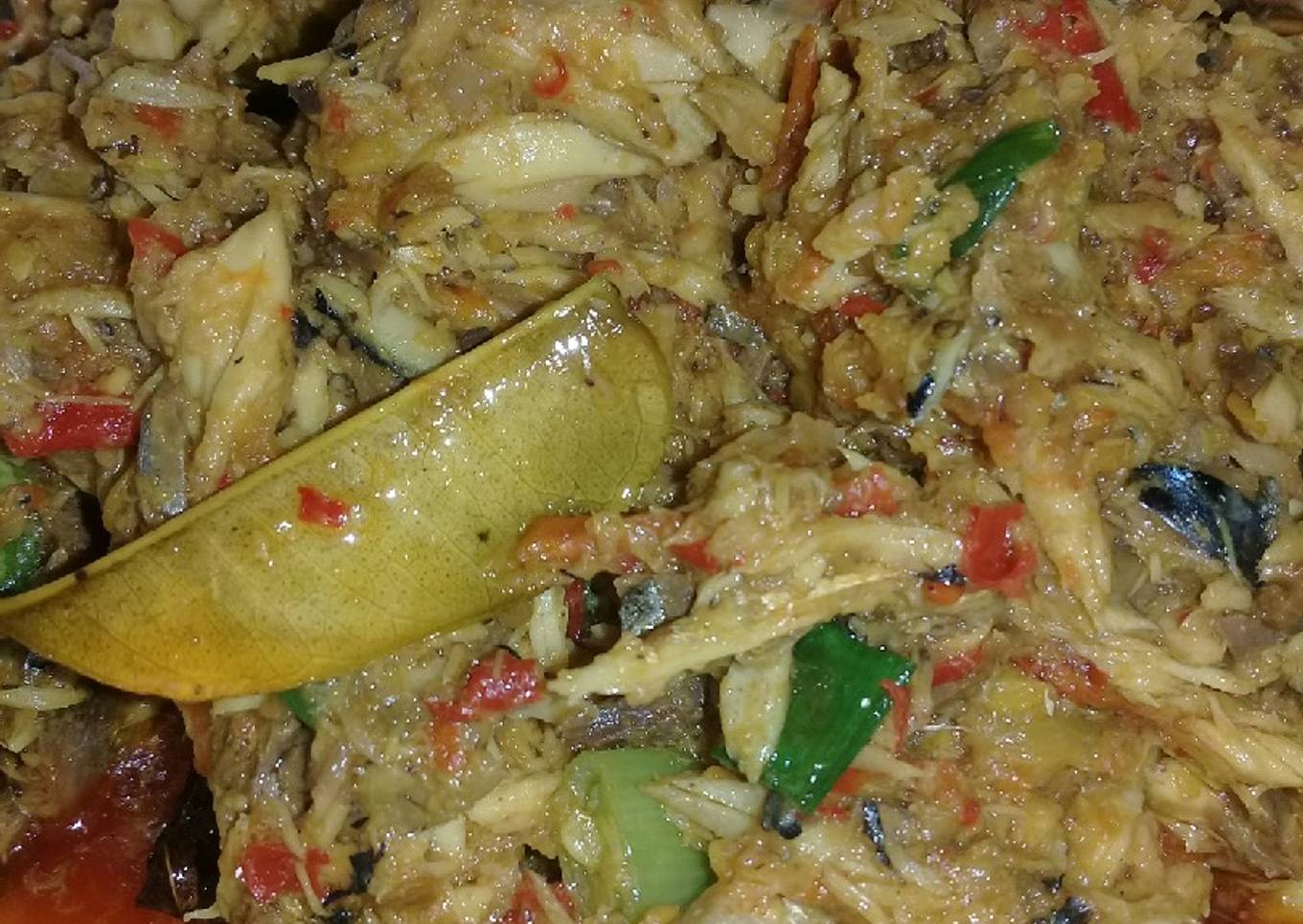 Tongkol suwir bumbu rica-rica