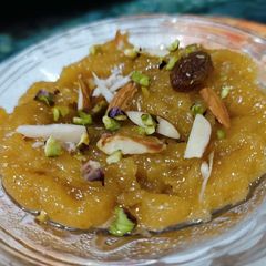 A picture of Instant chana dal halwa.