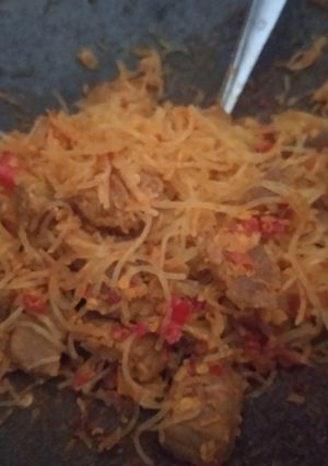 Foto resep Daging soun masak pedas