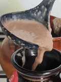Átole Méxicano de avena con chocolate