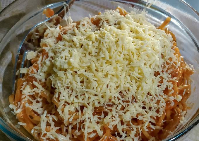 Gambar Spaghetti Bolognese Keju Susu oleh Icha