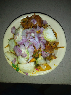 A picture of Abacha(African salad).