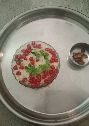 வெஜ் ஃபுரூட் தயிர் சாதம்(veg fruit curd rice recipe in tamil) செய்முறை முக்கிய புகைப்படம்