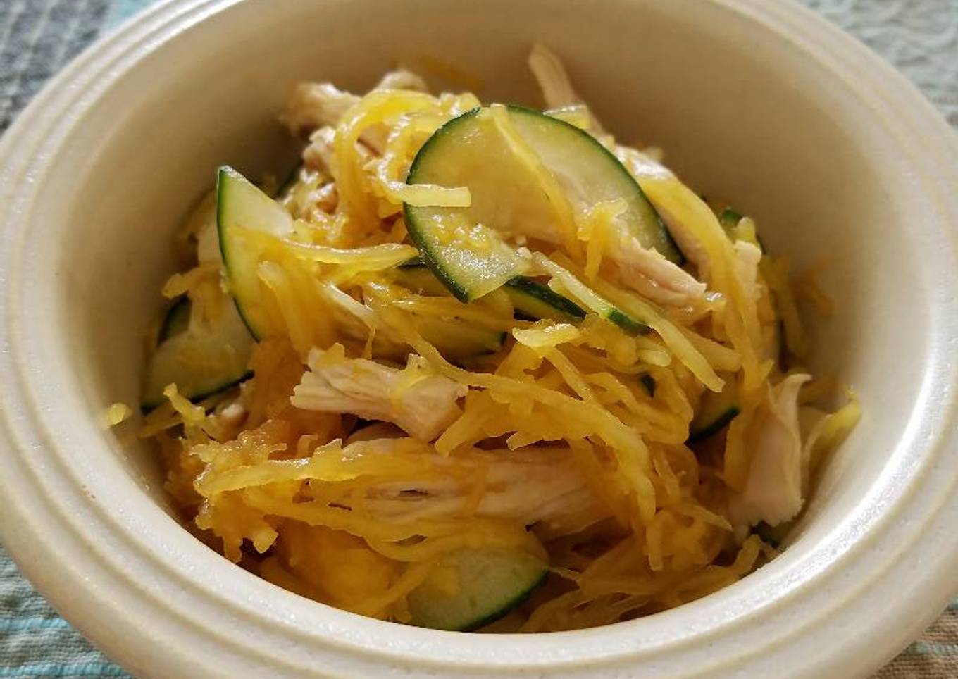 Cucumber and Spaghetti Squash Salad