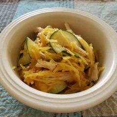 A picture of Cucumber and Spaghetti Squash Salad.
