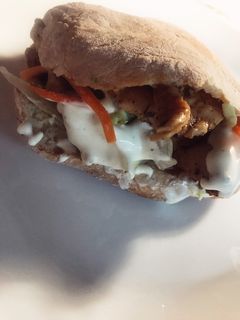Gyros pitában recept fotója