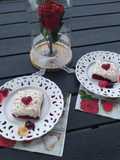 Red velvet brownies