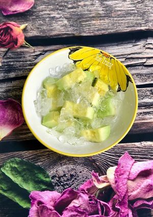 Hình của món Dưa Bở Dầm Đá.