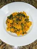 Fall pumpkin tortellini pasta