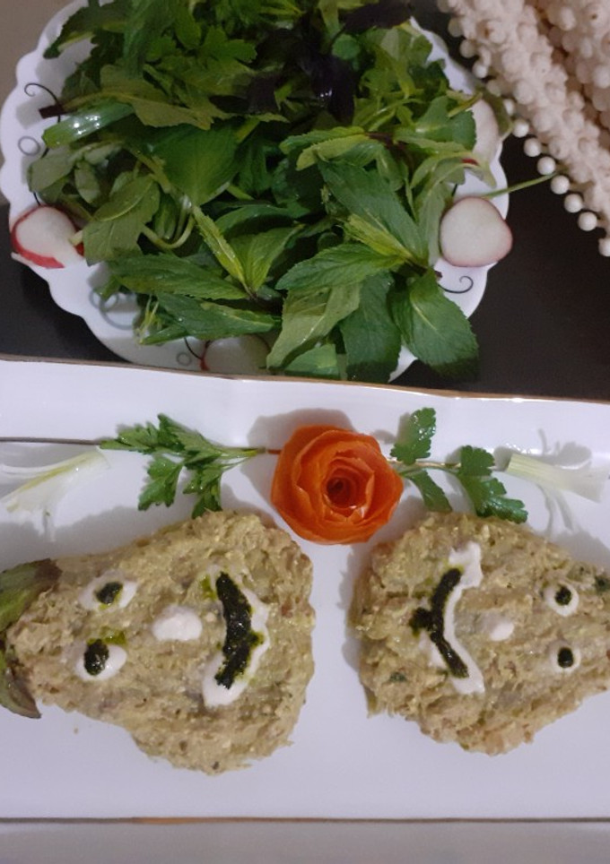 عکسی از دستور کشک بادمجان رژیمی