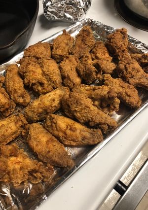 A picture of Lemon pepper wings.
