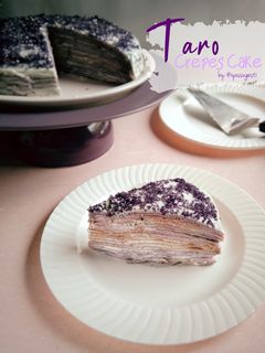 Foto resep Taro Crepes Cake