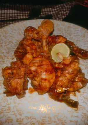 A picture of Sukha Kadai Chicken.
