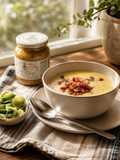 Sopa cremosa de mostaza (Mosterdsoep holandesa)