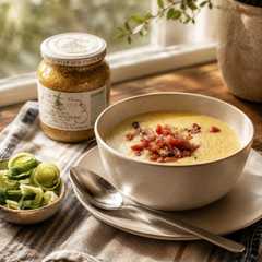 Una foto de Sopa cremosa de mostaza (Mosterdsoep holandesa)