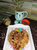 Chilli potatoes flax and sesame seeds rice