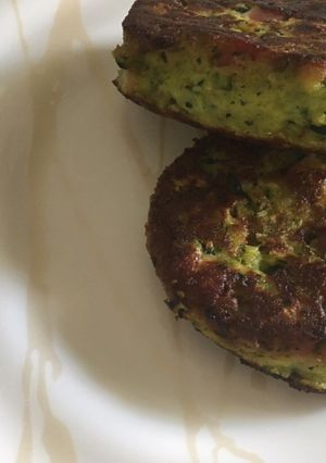 Foto di Hamburger di zucchine e pancetta