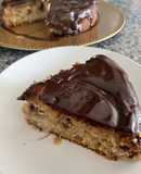 Torta de Pan : Estilo saludable; con cubierta de chocolate : 🙋‍♀️🏃🏼‍♀️