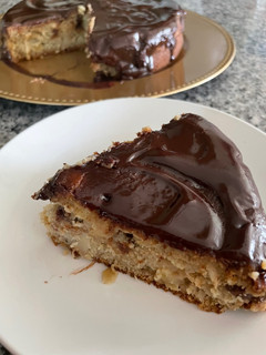Una foto de Torta de Pan : Estilo saludable; con cubierta de chocolate : 🙋♀️🏃🏼♀️