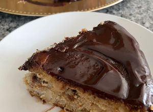 Una foto de Torta de Pan : Estilo saludable; con cubierta de chocolate : 🙋‍♀️🏃🏼‍♀️