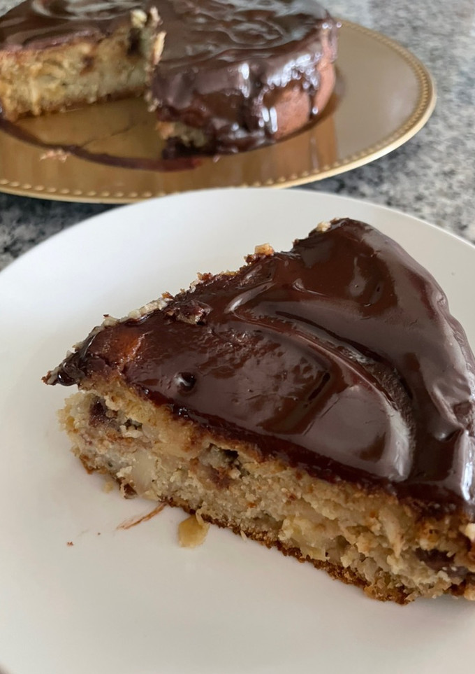 Una foto de Torta de Pan : Estilo saludable; con cubierta de chocolate : 🙋‍♀️🏃🏼‍♀️