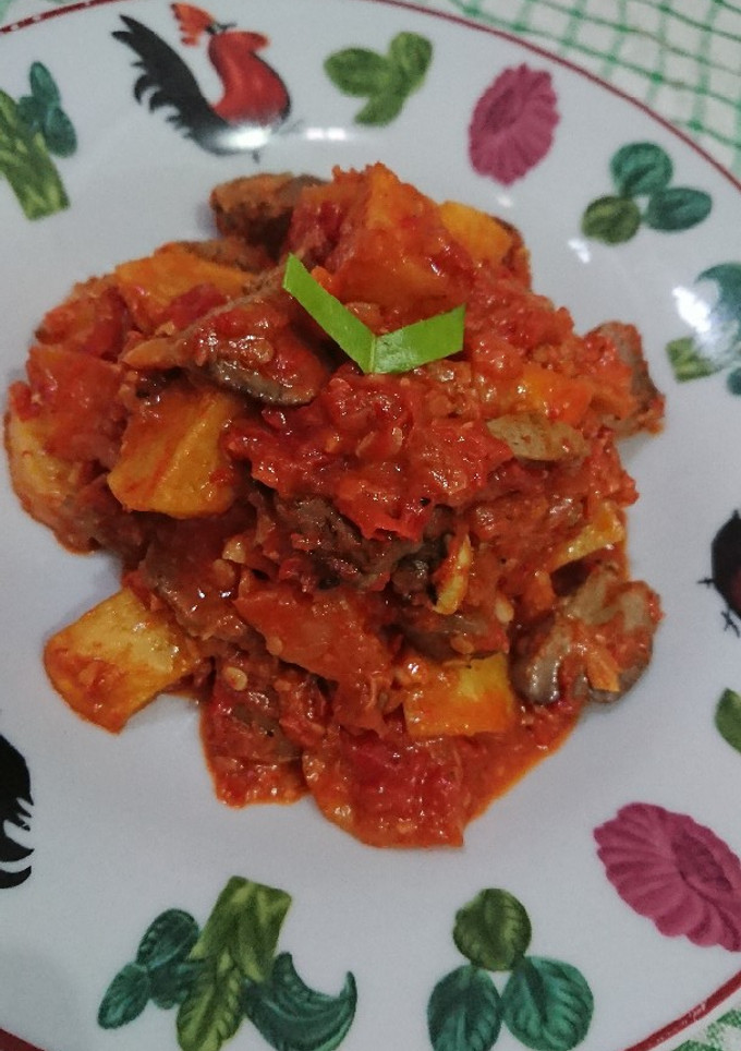 Foto resep Sambal goreng kentang ati ampela