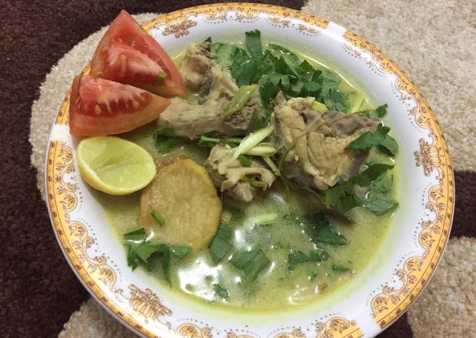 Resep Soto (Santan) Ayam, Maknyuss