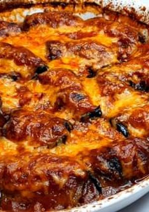 Une photo de Gratin d'aubergine