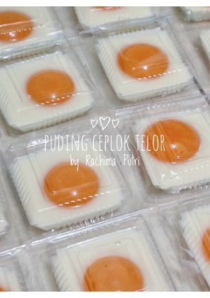 Foto resep 1. puding ceplok telor
