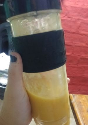 Una foto de Batido para después de entrenar