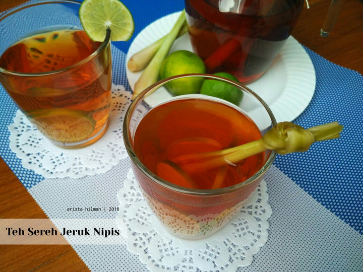 Resep Teh Sereh Jeruk Nipis Anti Gagal