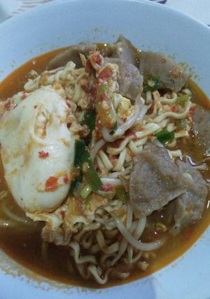 Foto resep Mie kuah dadakan😆