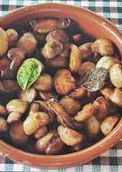 como hacer los champiñones de lata