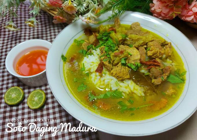 Resep Soto Daging Madura Oleh Evida Kartini Cookpad