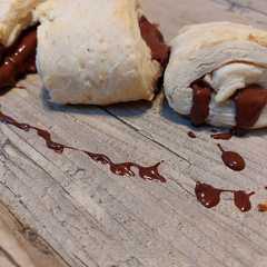 A picture of Homemade Pain au Chocolat.