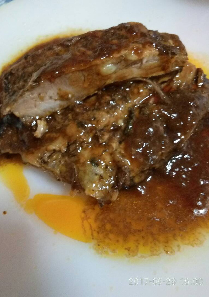 Una foto de Costillas asadas