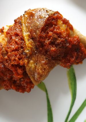 Töltött csirke legegyszerűbben recept fotója