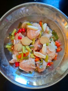 Foto resep Ayam Kukus Minyak Wijen