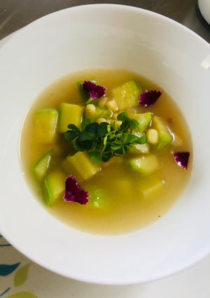 Una foto de Sopa de maíz
