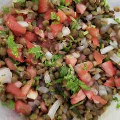 Una foto de Ensalada de lentejas