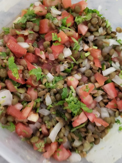 Una foto de Ensalada de lentejas