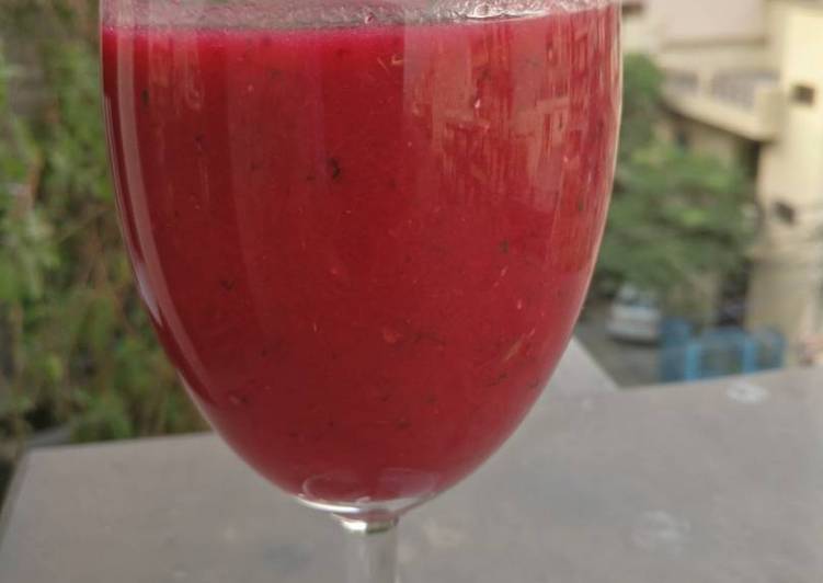 Recipe of Favorite Watermelon, beets gazpacho