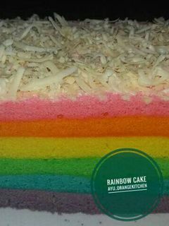 Foto resep Rainbow Cake