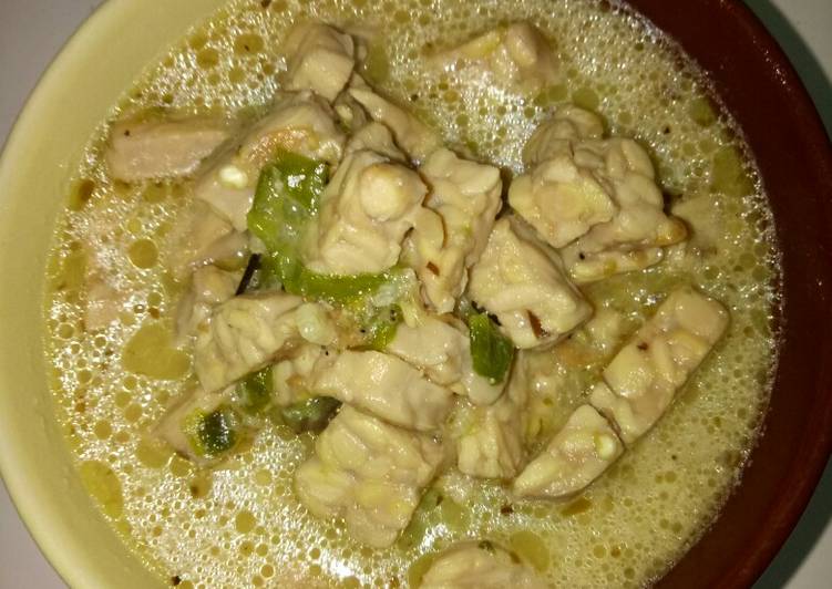 Sayur tempe cabe hijau