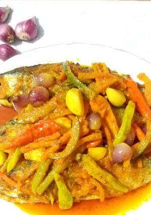 Foto resep Ikan kembung acar kuning