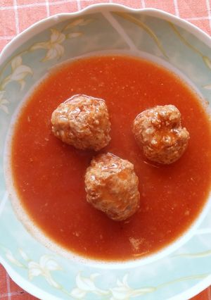 Paradicsomos húsgombóc recept fotója