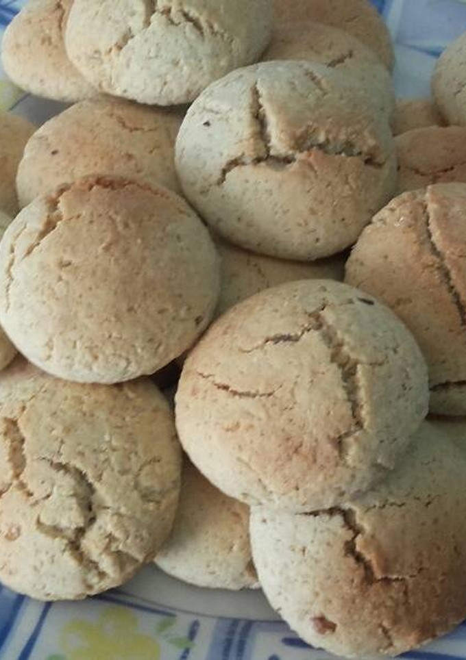 Una foto de Cómo hacer galletas de avena con nuez fáciles