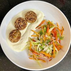 A picture of Moong Sprouts Falafel Bowl(healthy & protein pack).